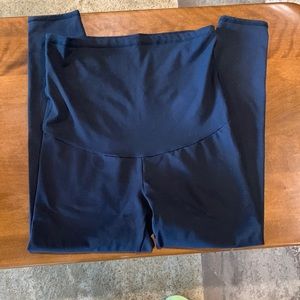 T4T black maternity leggings